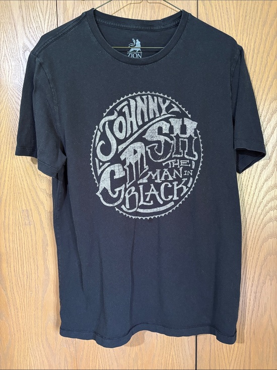 Zion Rootswear Other - Johnny Cash 'The Man in Black' Graphic Tee - Black mens med cotton